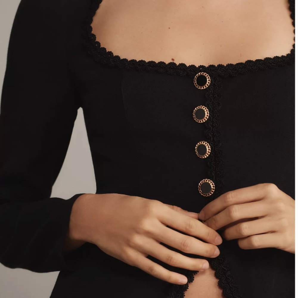 Reformation Nikky French Top Blouse - Picture 4 of 9
